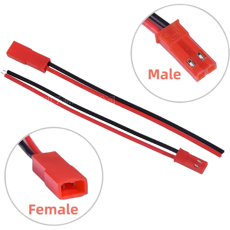 Drone Power Bank - 20개 10쌍 JST 2P 커넥터 키트