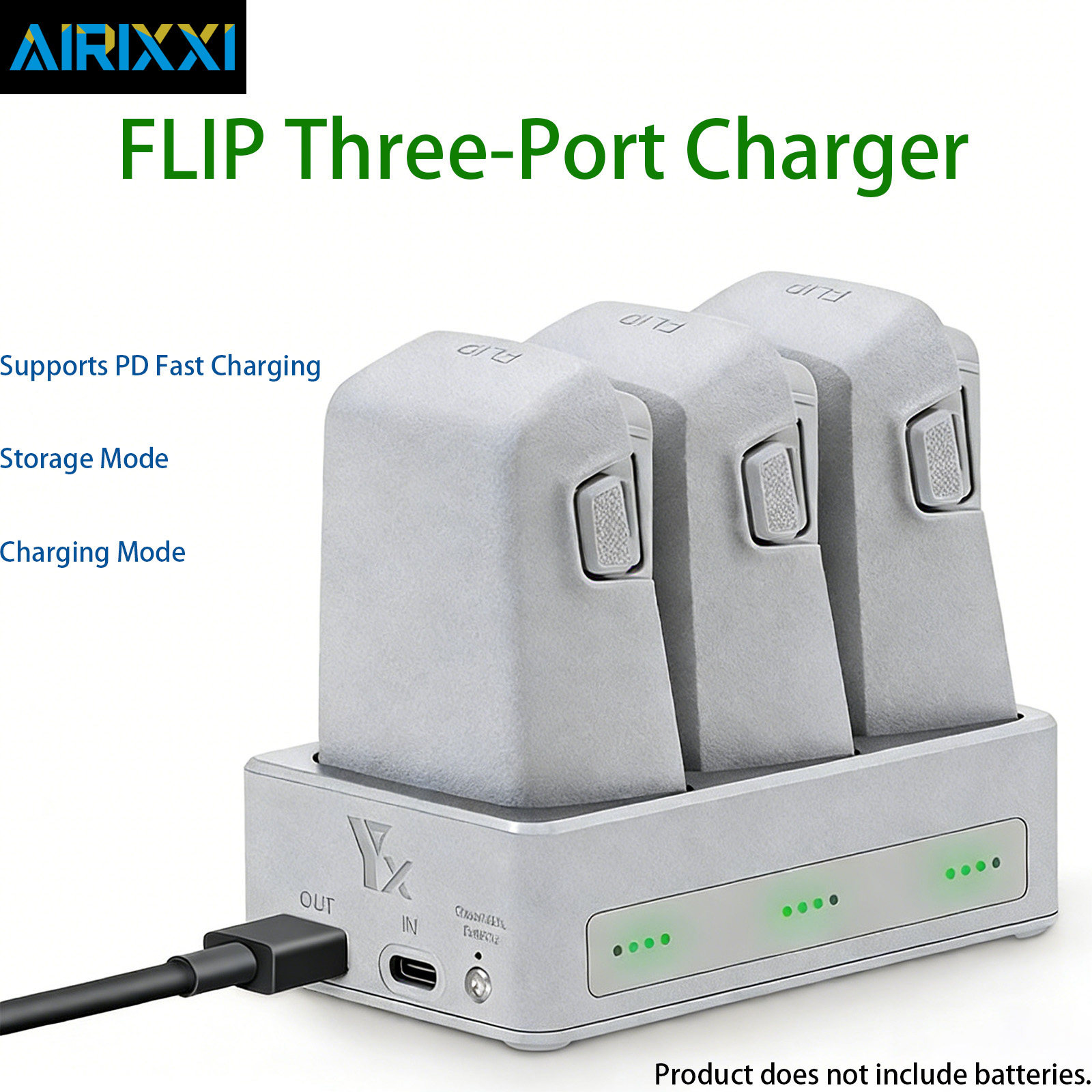 Dji Flip Drone Pd용 새로운 3포트 배터리 - Drone Charging Hub 리뷰 및 가격